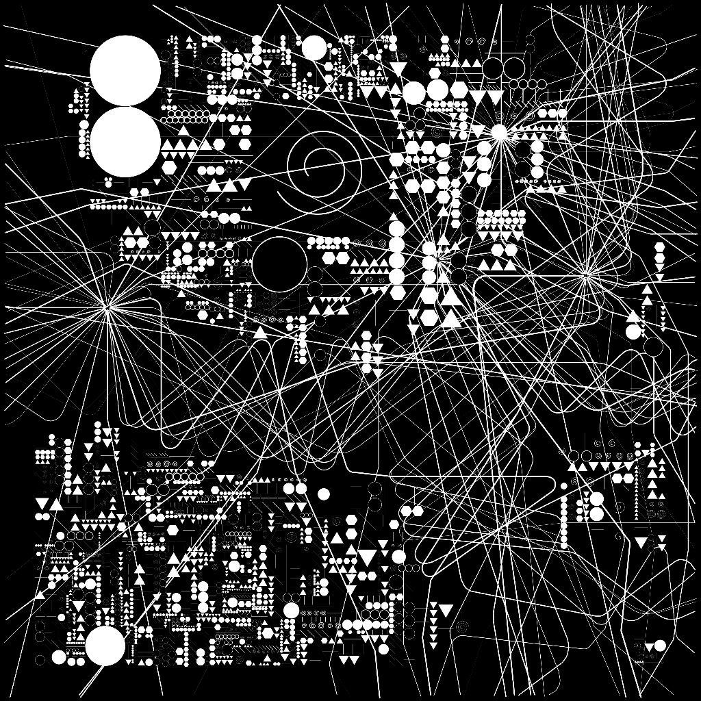 Pure black and white. No gray. #67